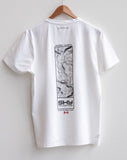 SKY TYPOGRAPHY MAP T-SHIRT WHITE